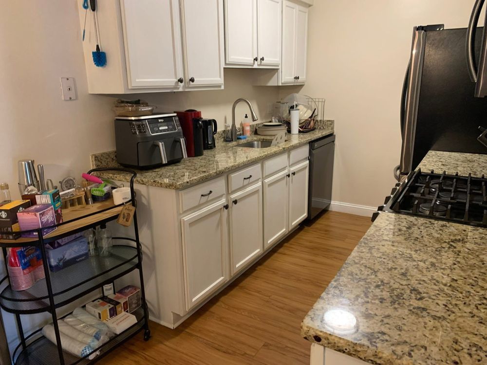 Kitchen after cleaning