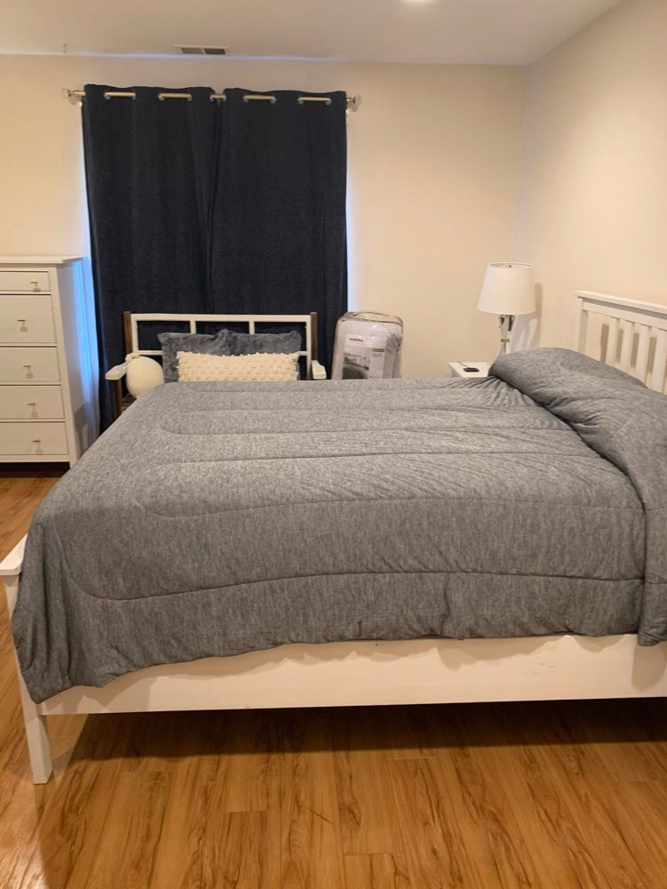 Bedroom after cleaning