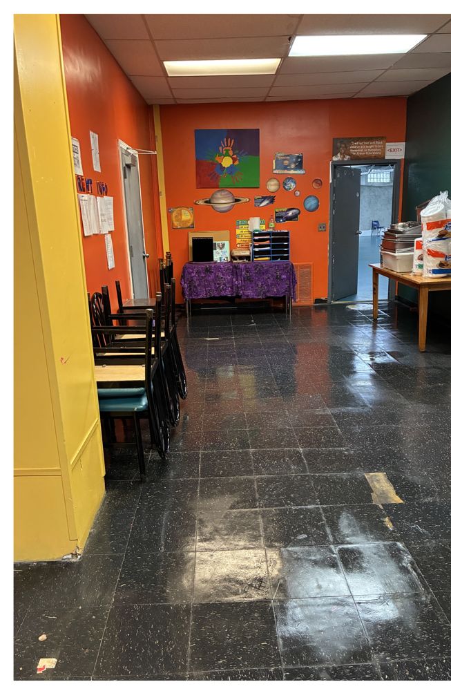 Hallway after cleaning
